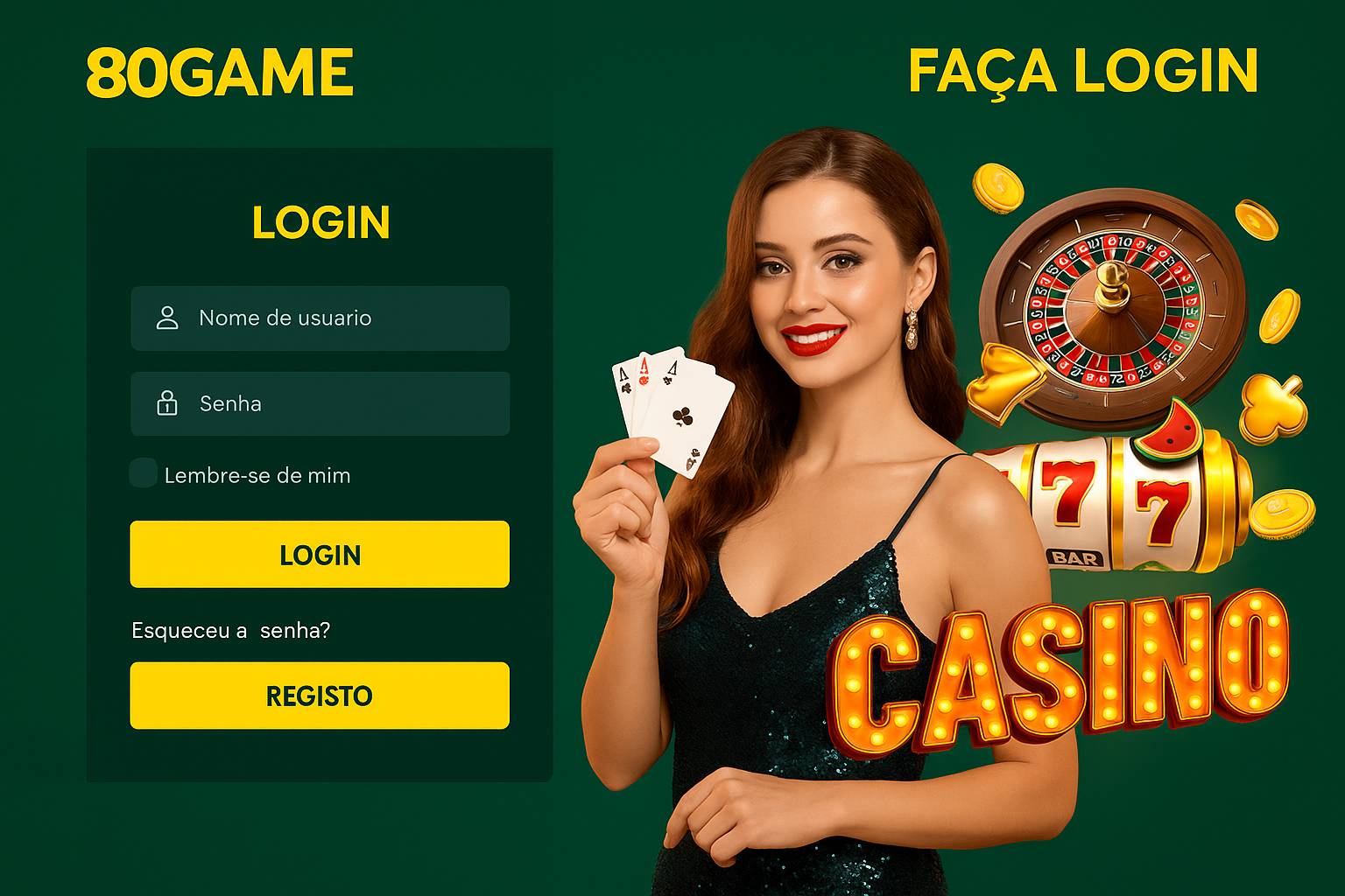 Login no Cassino 80GAME